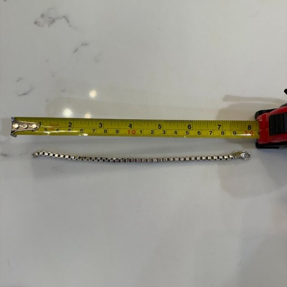 Vintage Tiffany & Co. Venetian Box Link Sterling Silver Bracelet - Picture 3 of 3